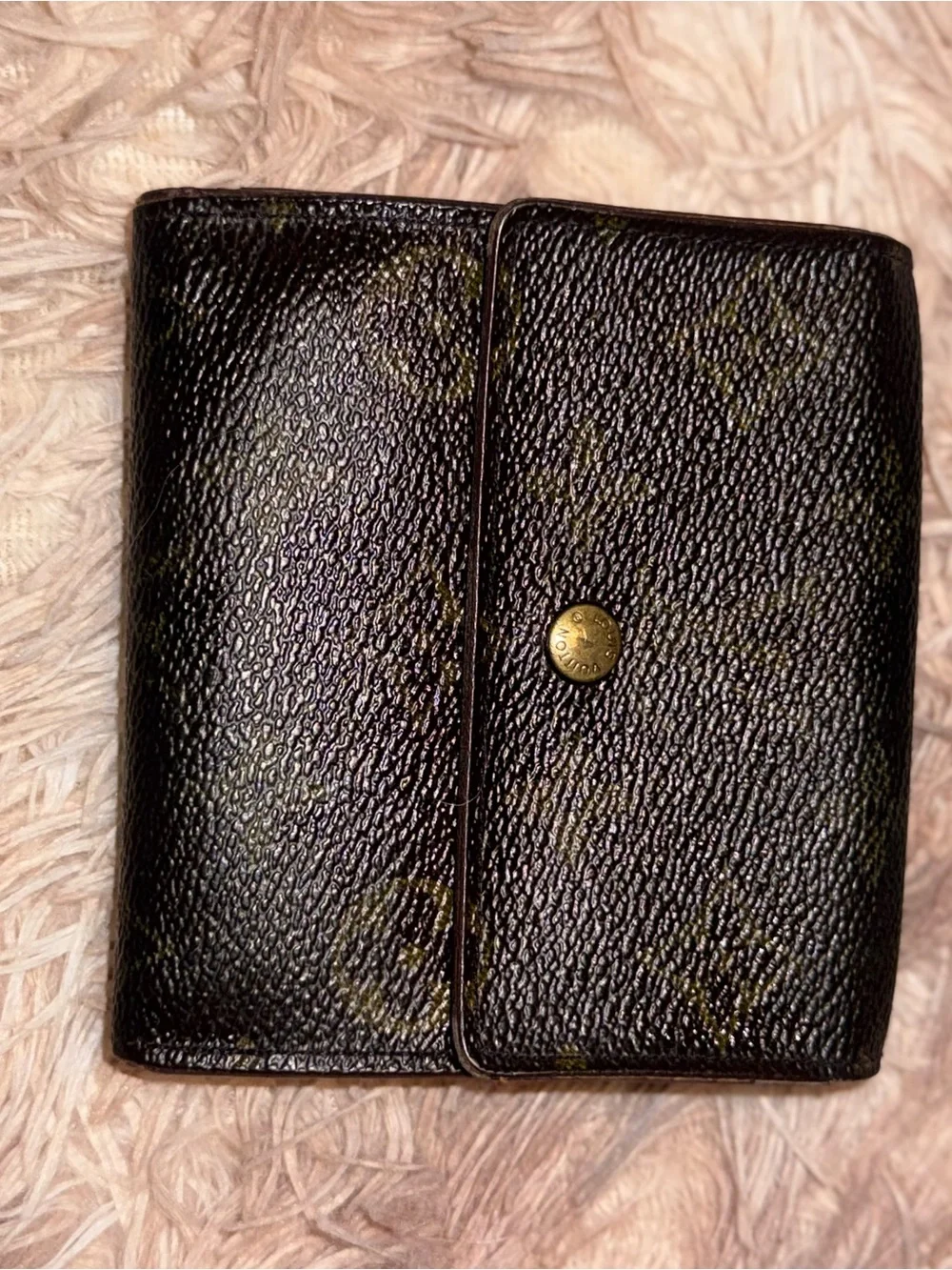 PROJECT Authentic Louis Vuitton Monogram Elise Trifold Wallet + COA